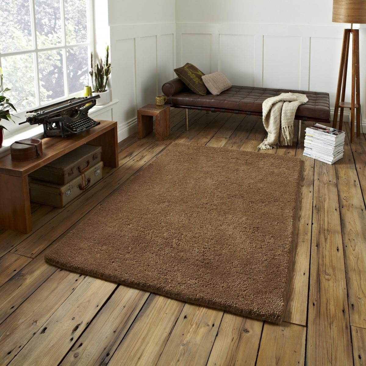 Mocha Bold Rug - Instant Home