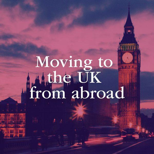 Moving to the UK